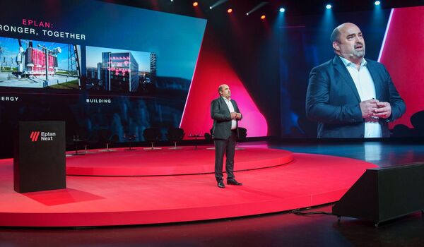 Sebastian Seitz, CEO von Eplan: «Die Zukunft liegt in der Zusammenarbeit – nur so können wir die Herausforderungen der Zukunft meistern. Die Technologien sind verfügbar. Die entscheidende Frage ist, wie wir konsequent diese Möglichkeiten in unsere Prozess