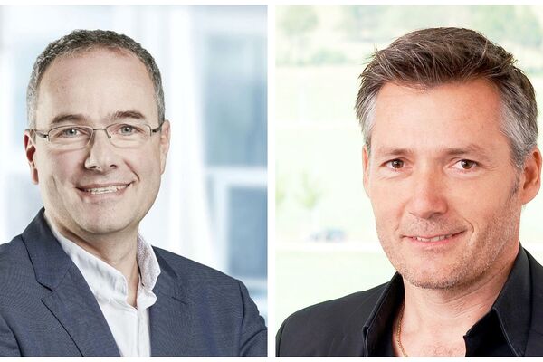 Martin Bühler (links) und Denis Fleury von proAlpha Schweiz AG