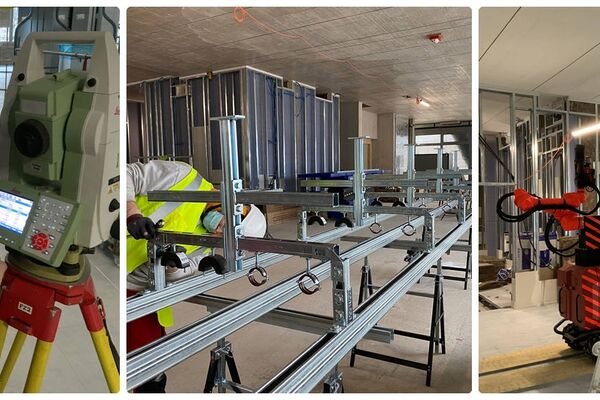 Digitalisierung auf der Baustelle: Modulare Einheiten und Bohrroboter von Hilti