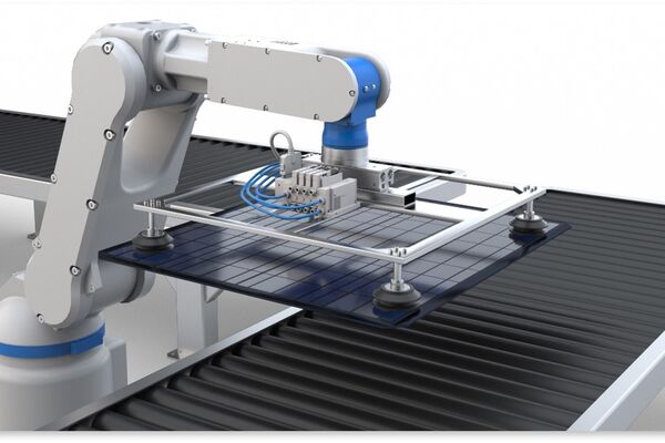 Beispiel für eine zentrale Vakuumanlage