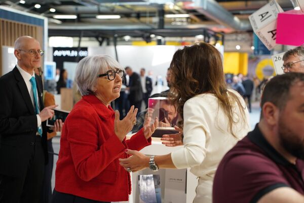 Bundesrätin Elisabeth Baume-Schneider eröffnete offiziell die Siams 2026. (Bild: Eugen Albisser)