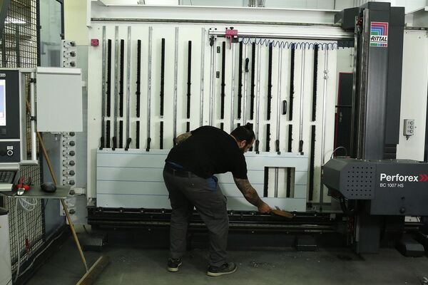 Schaltschrankbau 4.0 bei Rittal auf einer Perforex