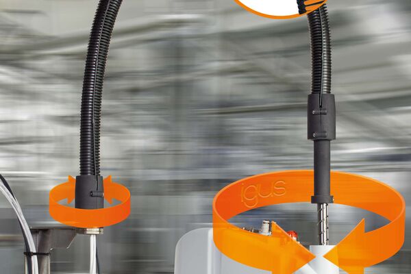 Scara Cable Solution von Igus - Kabelführung für Scara-Roboter