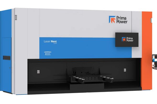 3D-Laserschneidanlage Laser Next 1530/2130 von Prima Power, ausgestattet mit der CNC-Steuerung Sinumerik One von Siemens