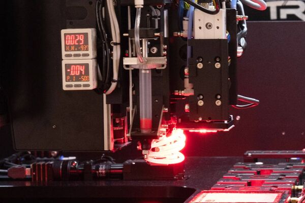 Treskys luftgelagerten Bondkopf