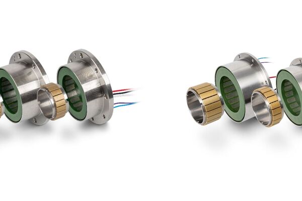 Rechts die beiden neuen EC frameless DT85M und L Motoren, links die bereits gelaunchten EC frameless DT50 Motoren