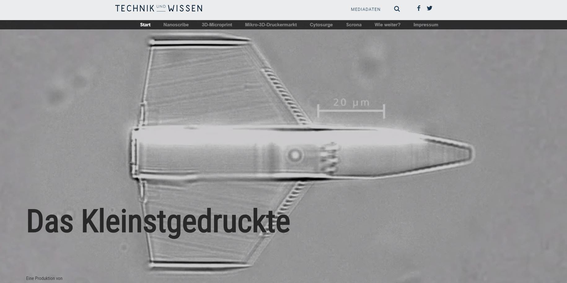 Das Kleinstgedruckte - eine preisgekrönte Story von TECHNISCHE RUNDSCHAU