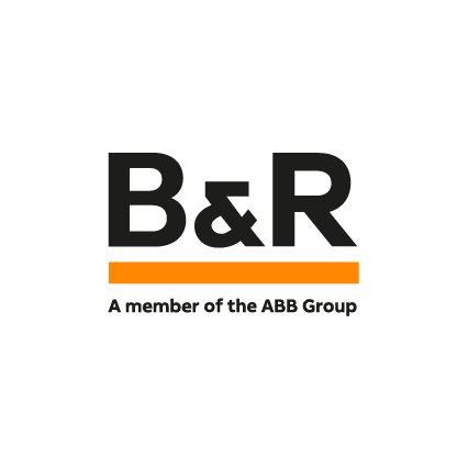 B&R Logo mit Tagline Member of the ABB Group