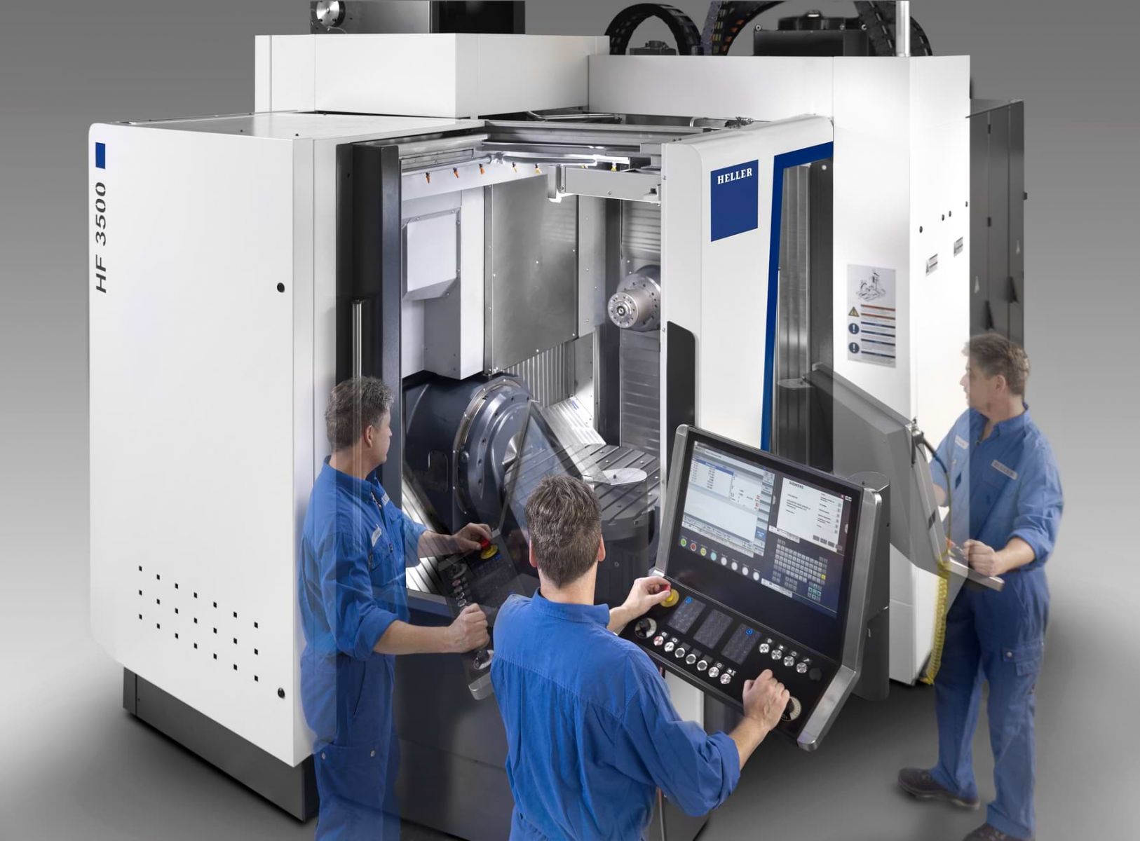 Heller Maschine neue Bedien-Ergonomie