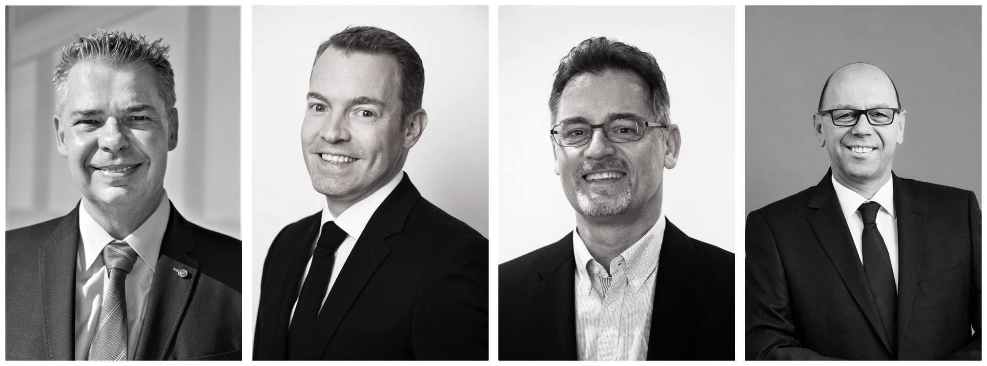 v.l.: Beat Meili, Geschäftsführer, Sigmatek Schweiz / Christian Haltiner, Managing Director, Switzerland Dassault Systèmes / Michael Hausdorf, Senior Consultant Digitalization, Siemens Schweiz / Thomas Weichsel, Leiter Produktmanagement, Eplan Software &