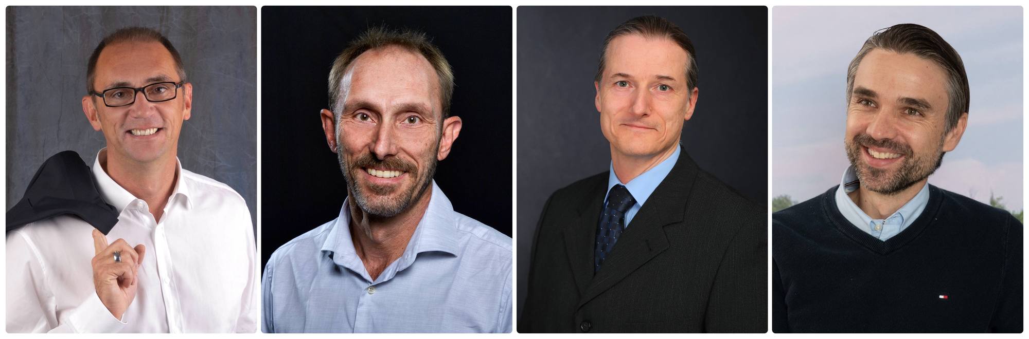 Reiner Köttgen (Trumpf), Thomas Zehnder (B&R), Thomas Zentner (Eplan), Boris Savic (Weidmüller)