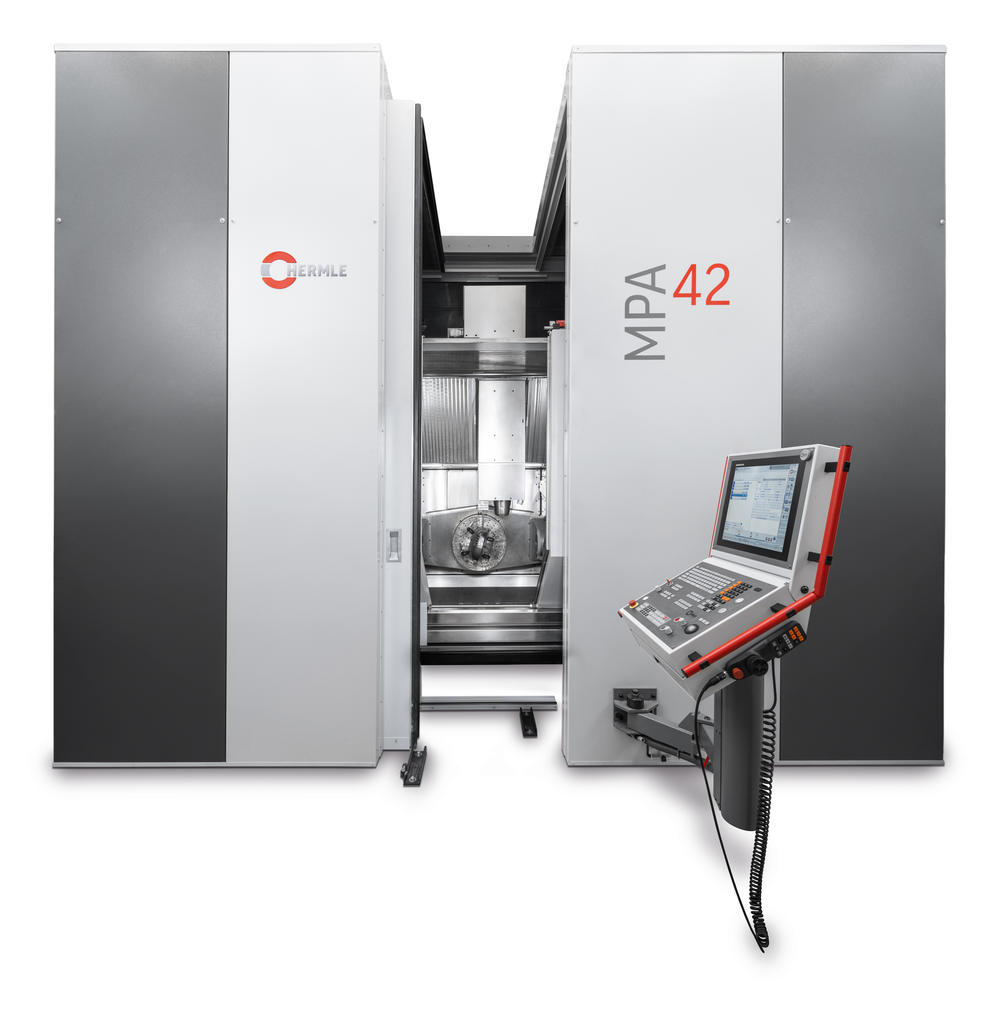 Die MPA 42 verbindet den additiven Materialaufbau mit hochpräziser Zerspanung.