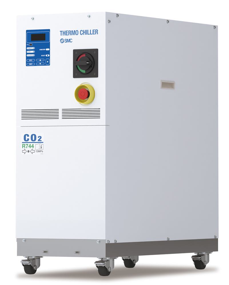 Kältemittel für Kühlanlagen: Kühlgerät von SMC ohne F-Gas (CO2 als Kältemittel) – HRZC-Serie