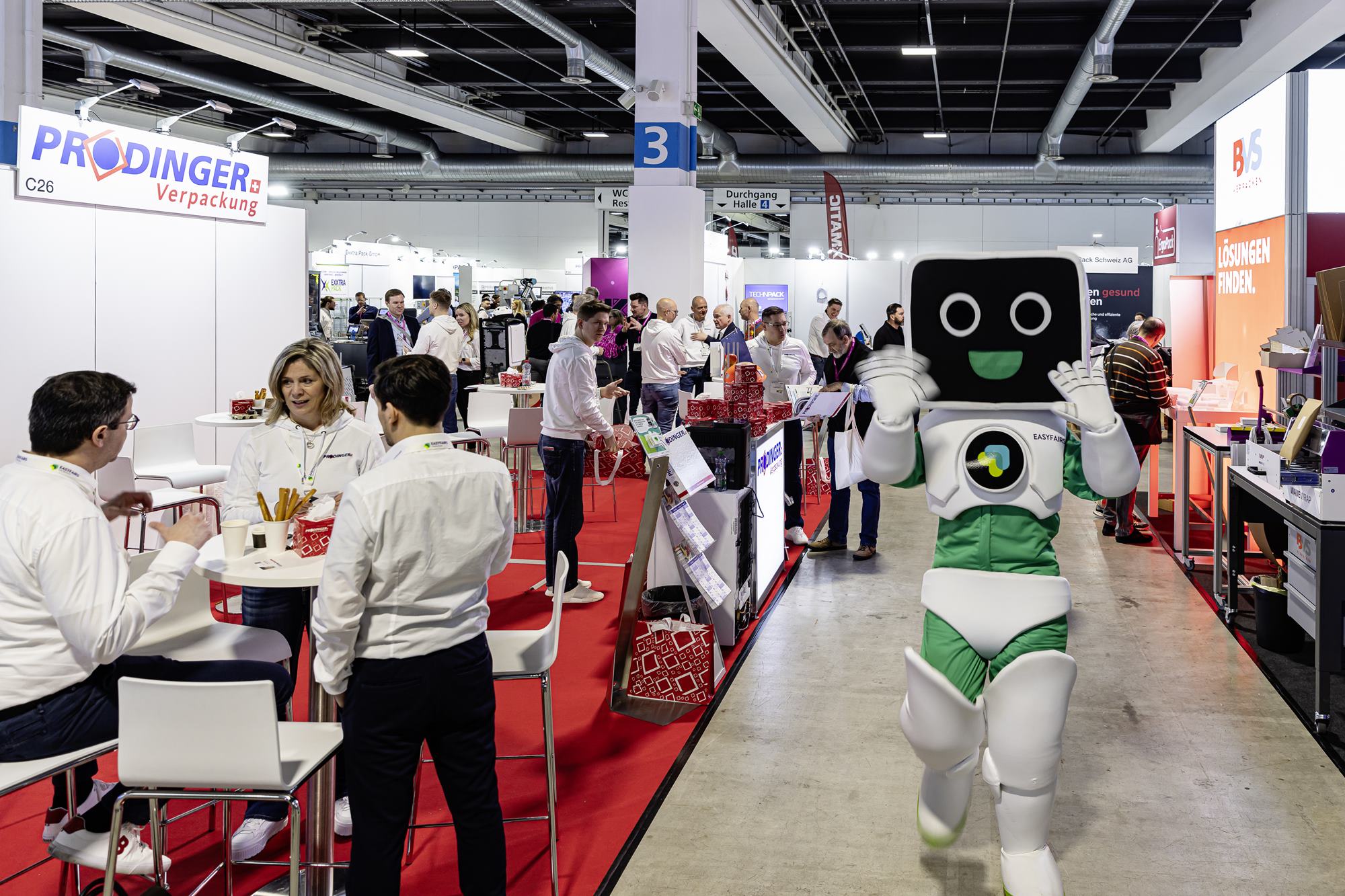 Fachmesse «Logistics & Automation 2025» und Empack: Blick in die Halle