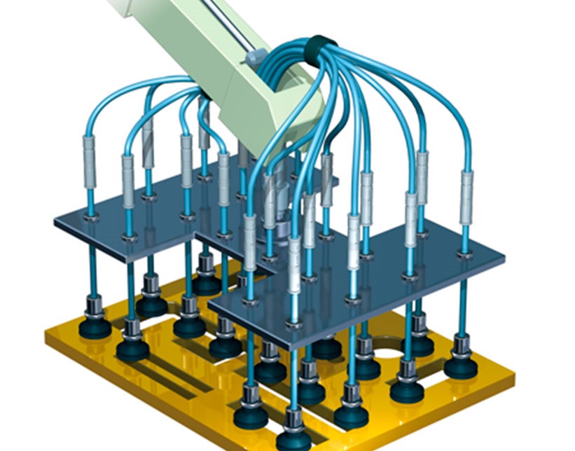 Beispiel für ein dezentrales Vakuumsystem