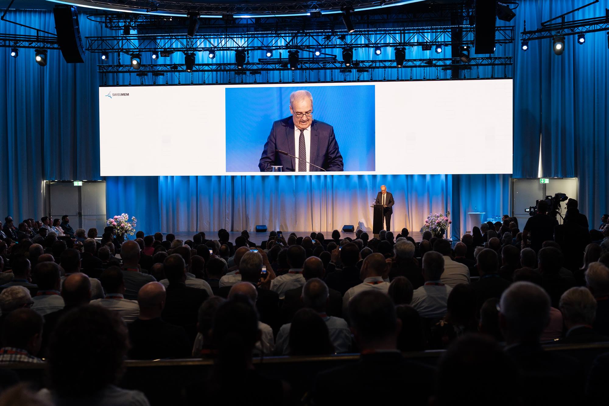 Bundesrat Guy Parmelin hielt ein eindringlichen Plädoyer für das Schweizer Bildungssystem