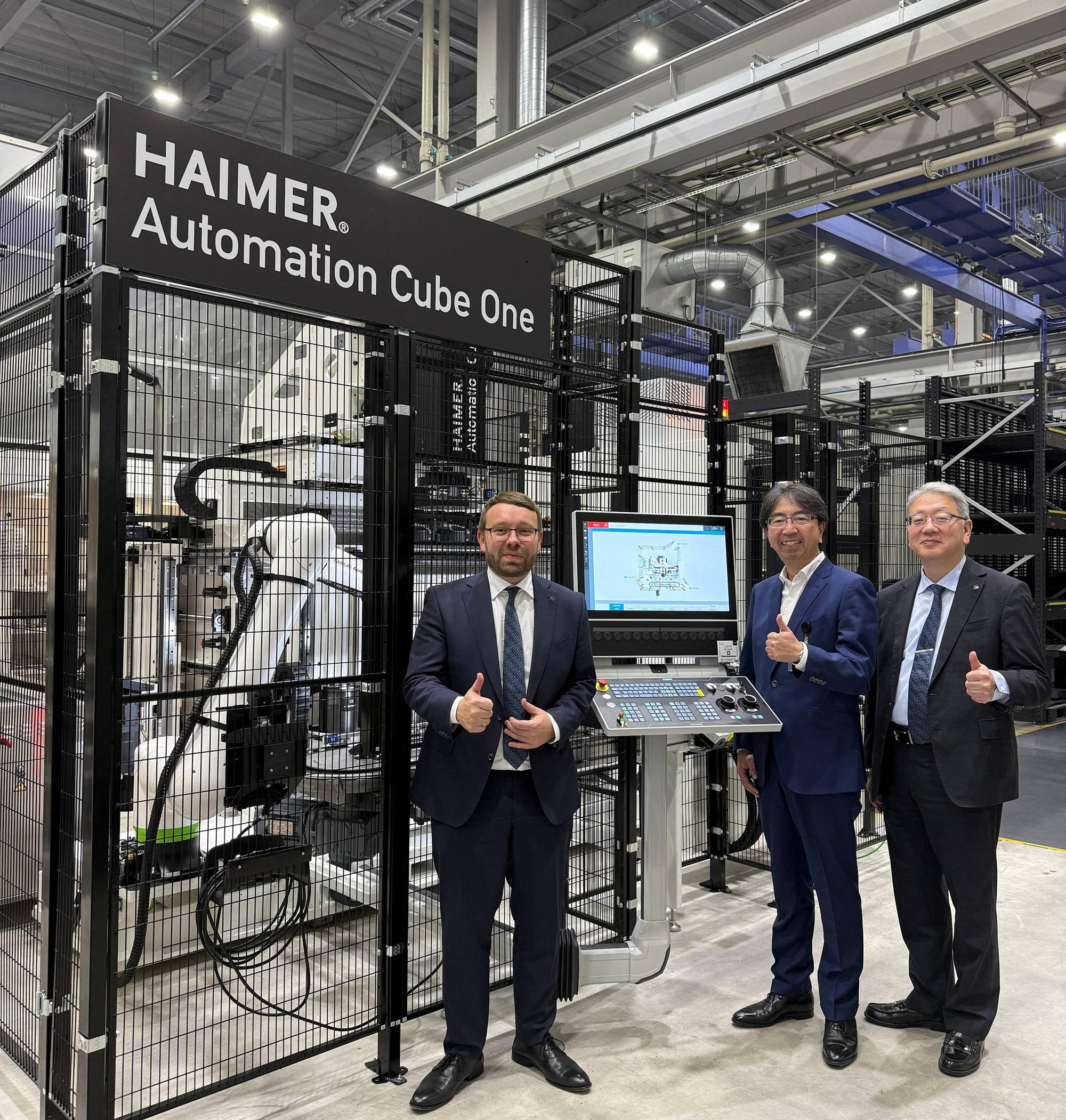Haimer Automation Cube One am Produktionsstandort DMG MORI Iga