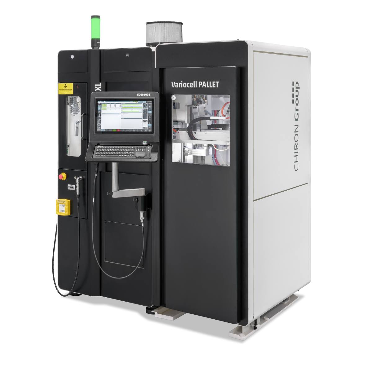 Die Micro5 XL mit der Automation Variocell Pallet Die Micro5 XL mit der Automation Variocell Pallet