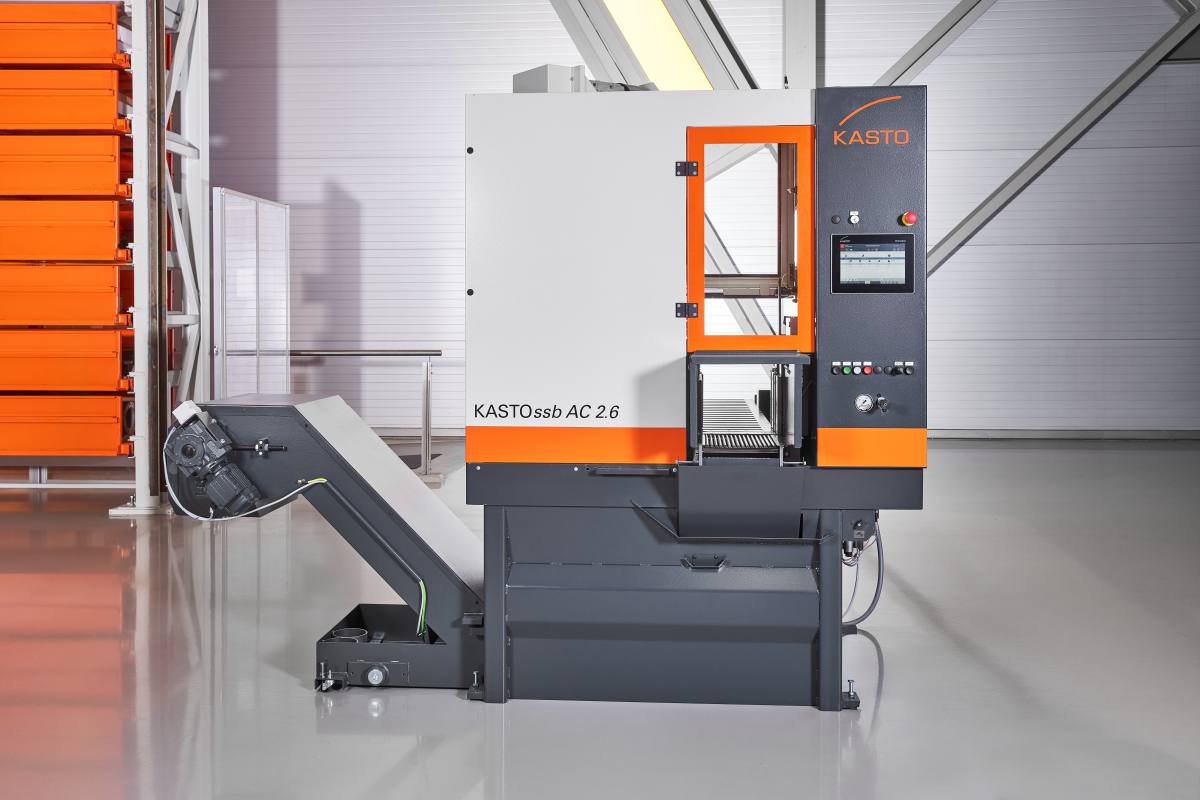 Der elektromechanische Sägevorschub der KastoSSB AC 2.6 Der elektromechanische Sägevorschub der KastoSSB AC 2.6