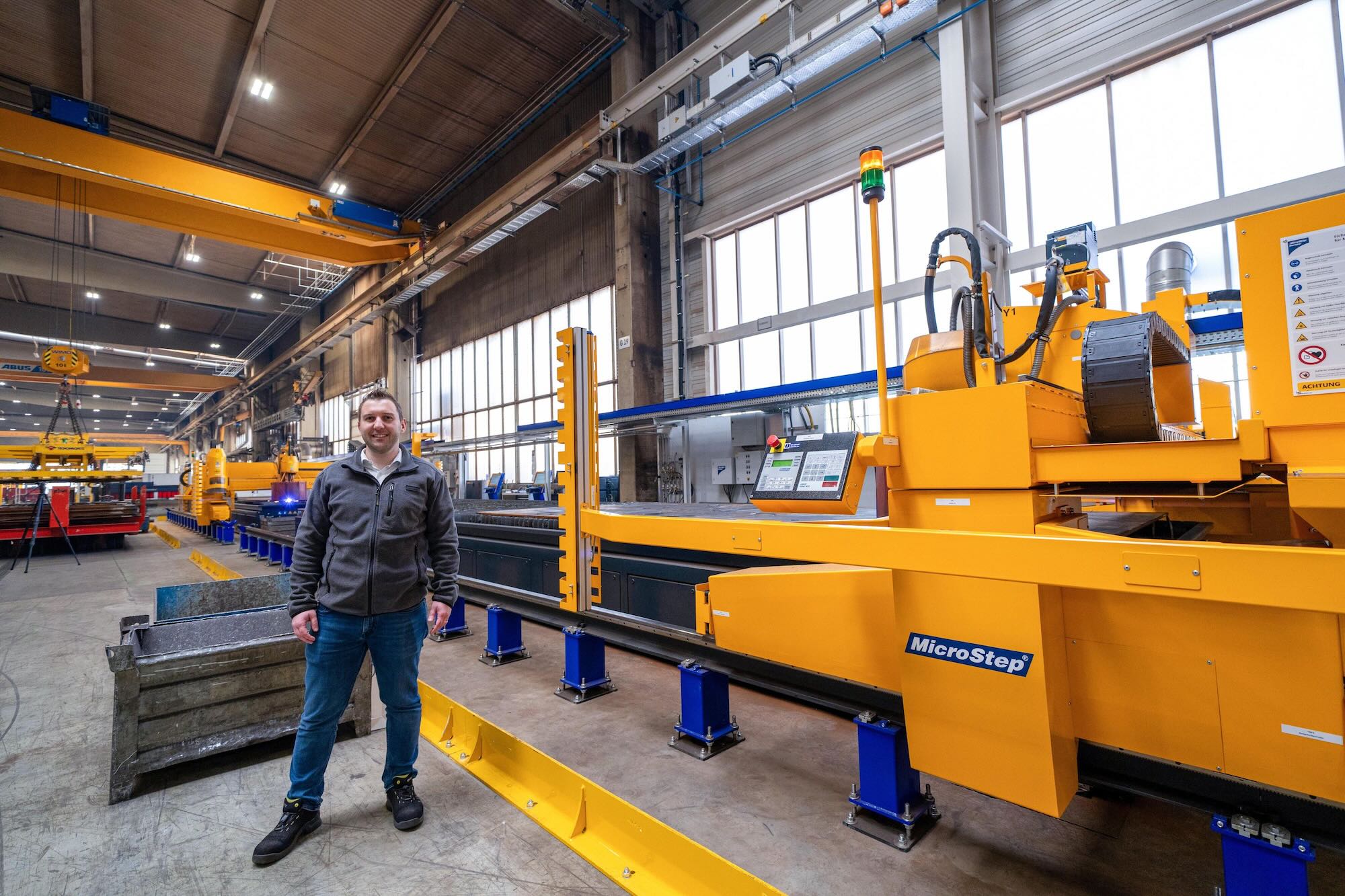 Zusammenarbeit von Liebherr und Microstep bei der Projektierung der Combicut-Plasmaschneidanlagen