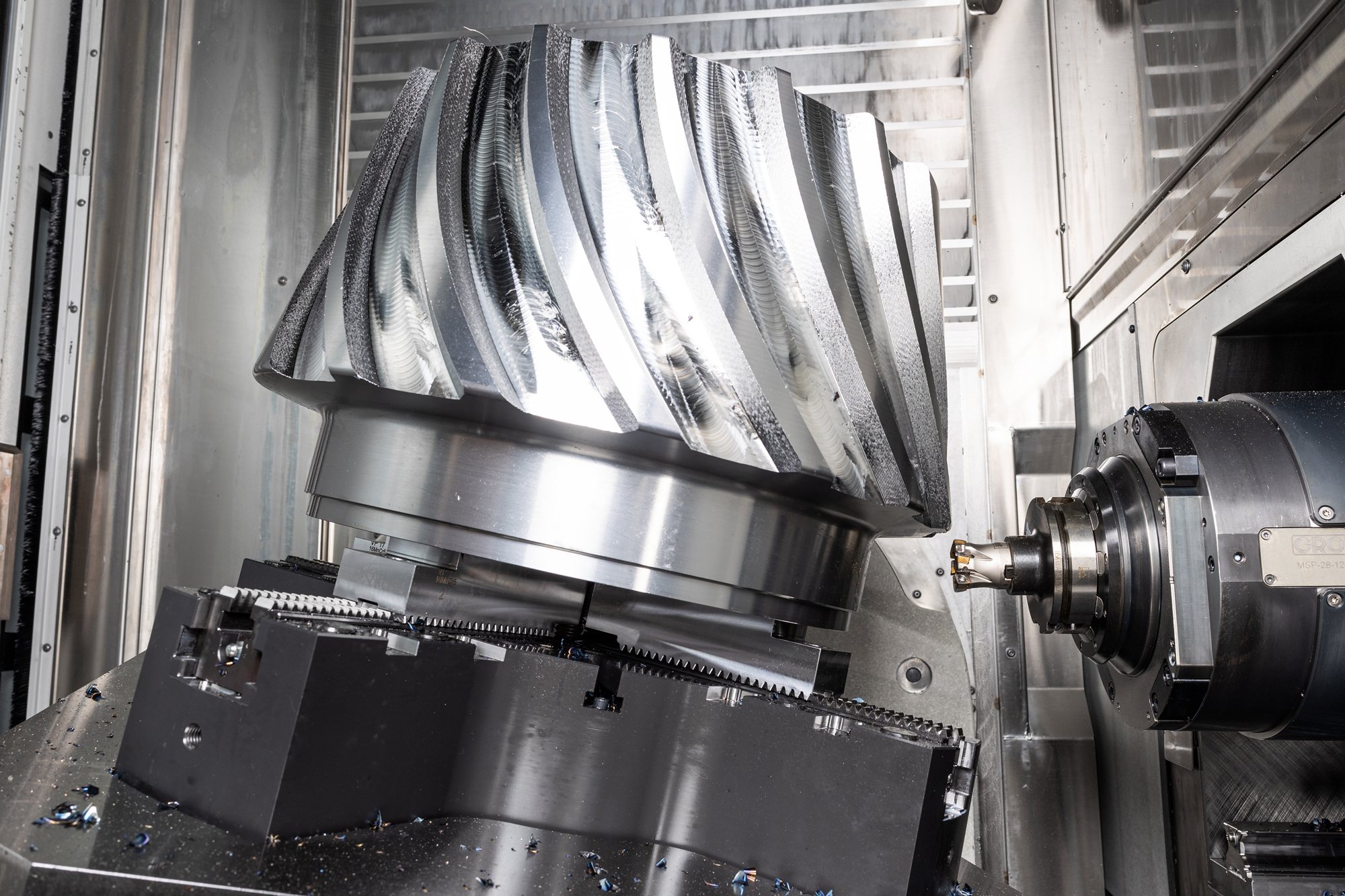 Umstellung auf das Hochvorschubfräsen