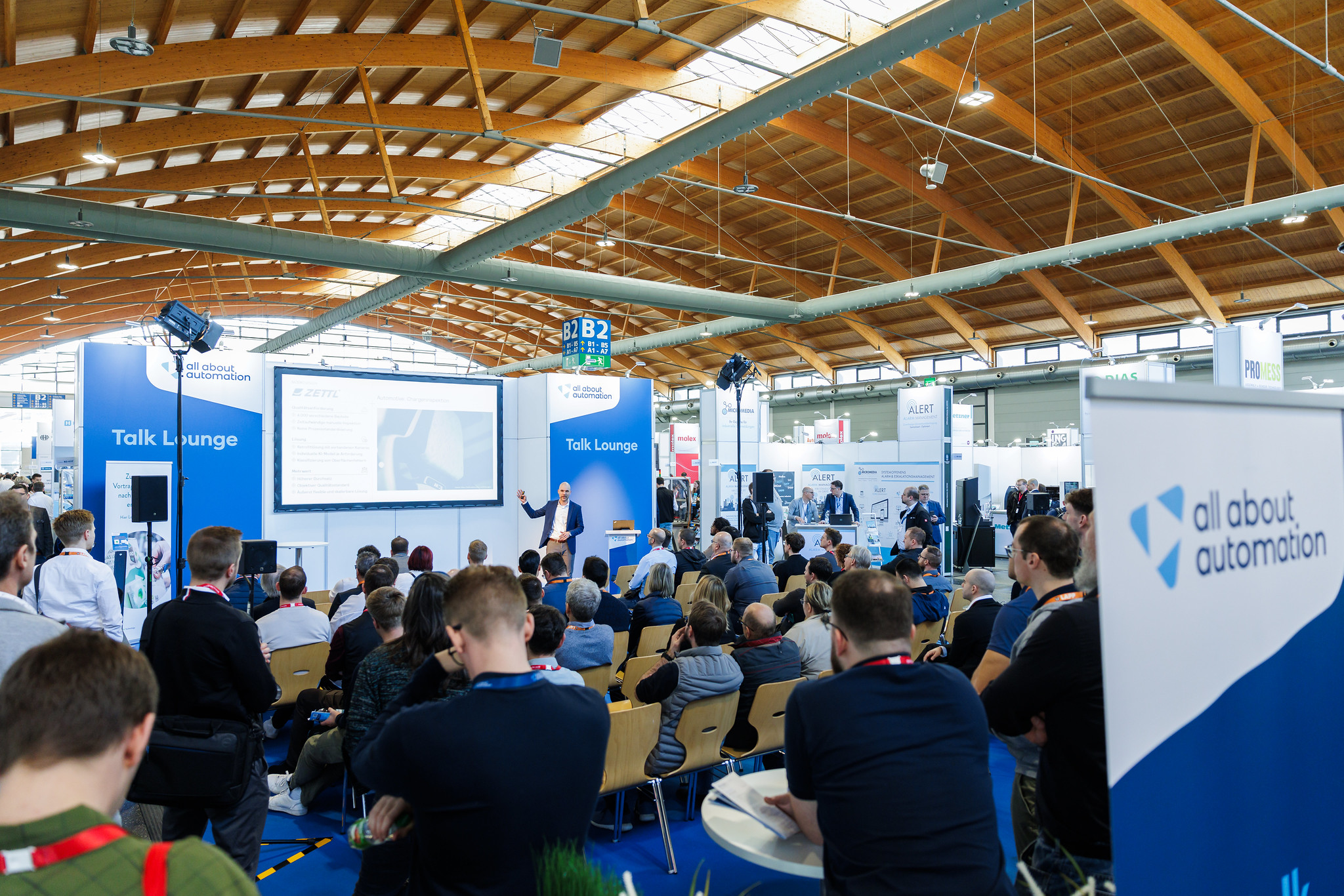 Talk Lounge der Messe