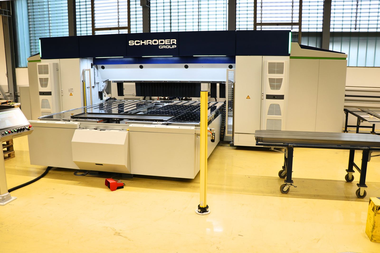 Frontalperspektive des Schröder Evo Center 3200