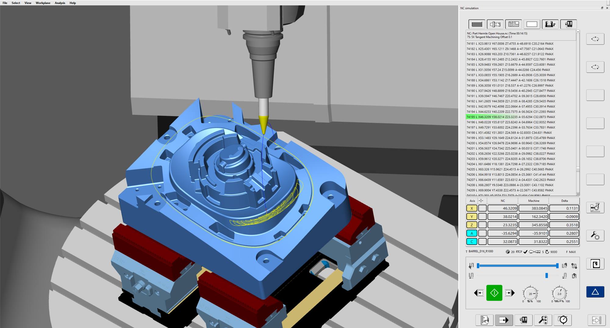 Hypermill VIRTUAL Machining Optimizer