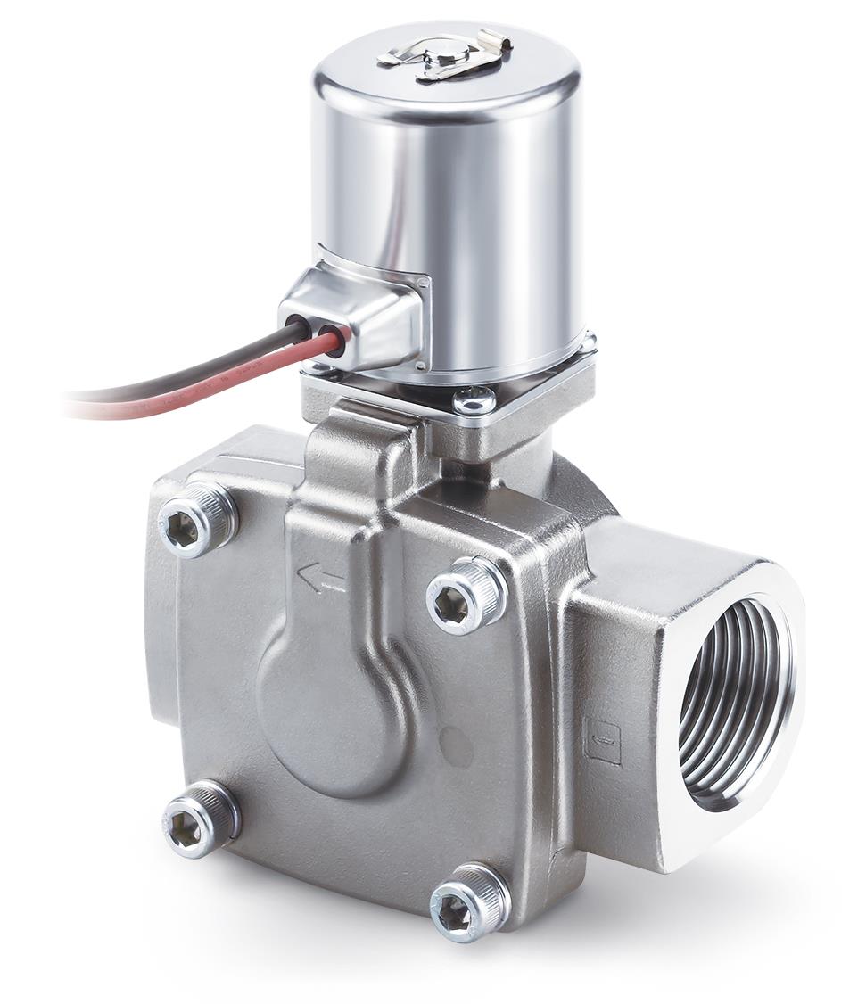 SMCs 2-Wege-Magnetventil – JSX-Serie – mit Edelstahlkonstruktion und IP67-Gehäuse