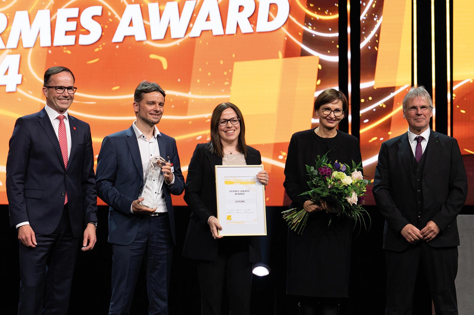 Der Hermes Award 2024 wurde im Rahmen der Eröffnungsfeier der Hannover Messe verliehen.