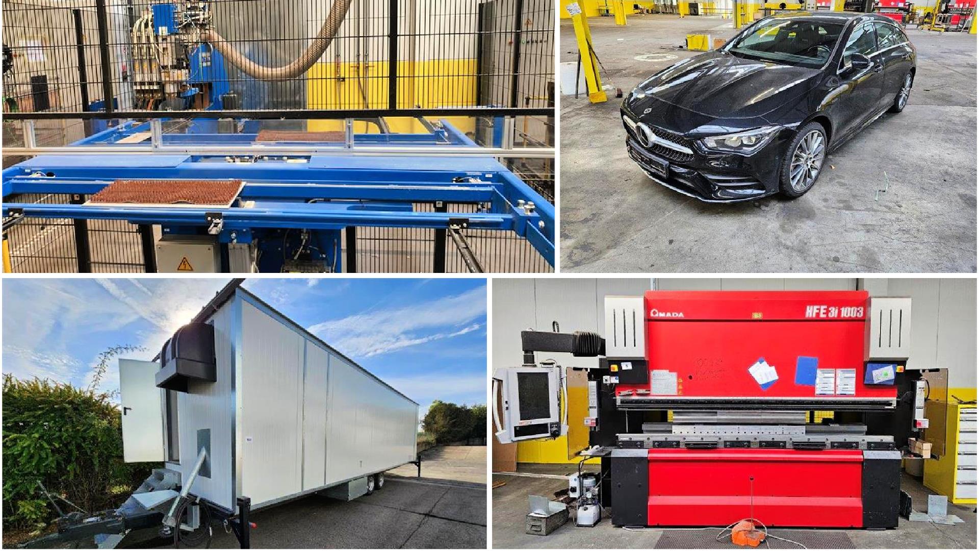 Im Rahmen der Insolvenzauktion eines Herstellers qualitativ hochwertiger, mobiler Hühnerställe werden am 21.11. rund 170 Metallbearbeitungsmaschinen versteigert.