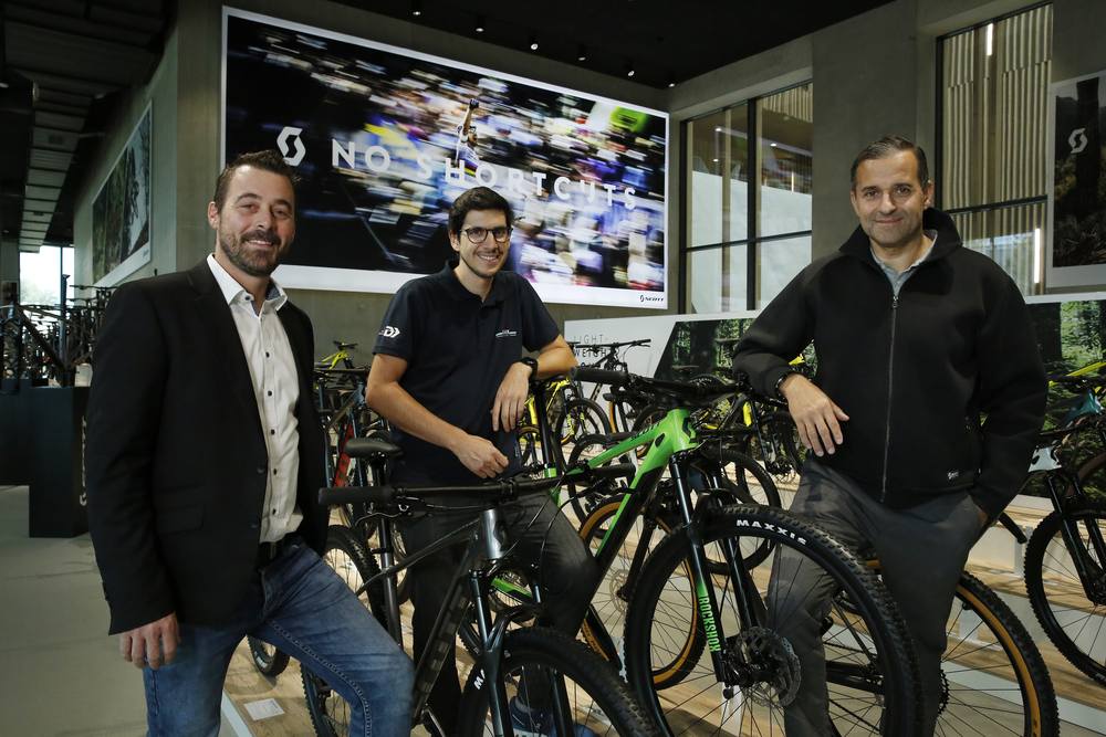 Remo Marti, Fabio Hediger und Claudio Benelli (von links).