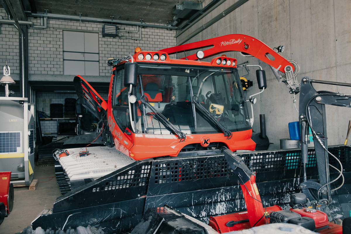 Restwärme der Bergbahnen für Pistenfahrzeuge