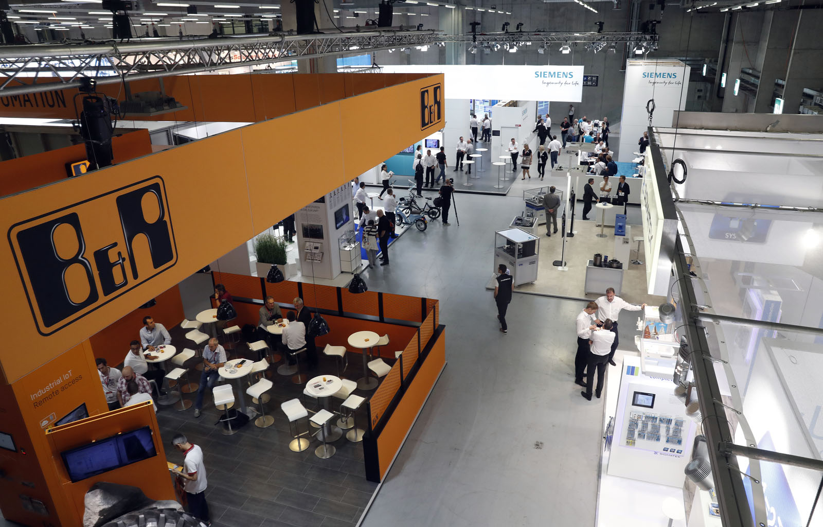 Sindex-Stand der Firma B&R